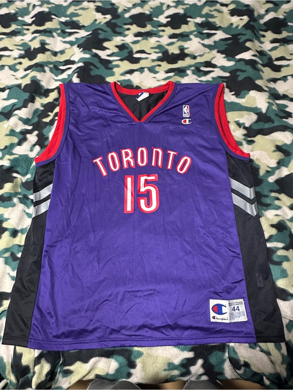 Champion Vince Carter #15 Toronto Raptors Jersey